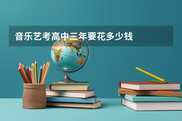 音乐艺考高中三年要花多少钱