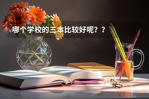 哪个学校的三本比较好呢？？