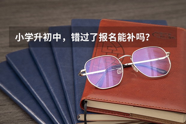 小学升初中，错过了报名能补吗？